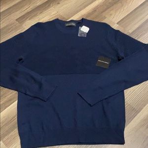 Saks Fifth Avenue Navy blue crewneck sweater